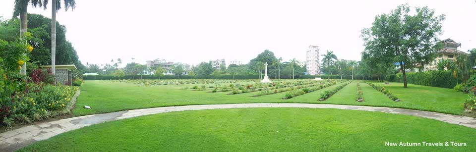 Panorama – Yangon War Cemetery 
